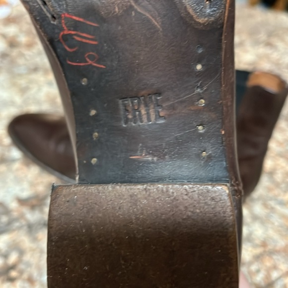 Frye Dark Brown Ankle Boots - Picture 6 of 8